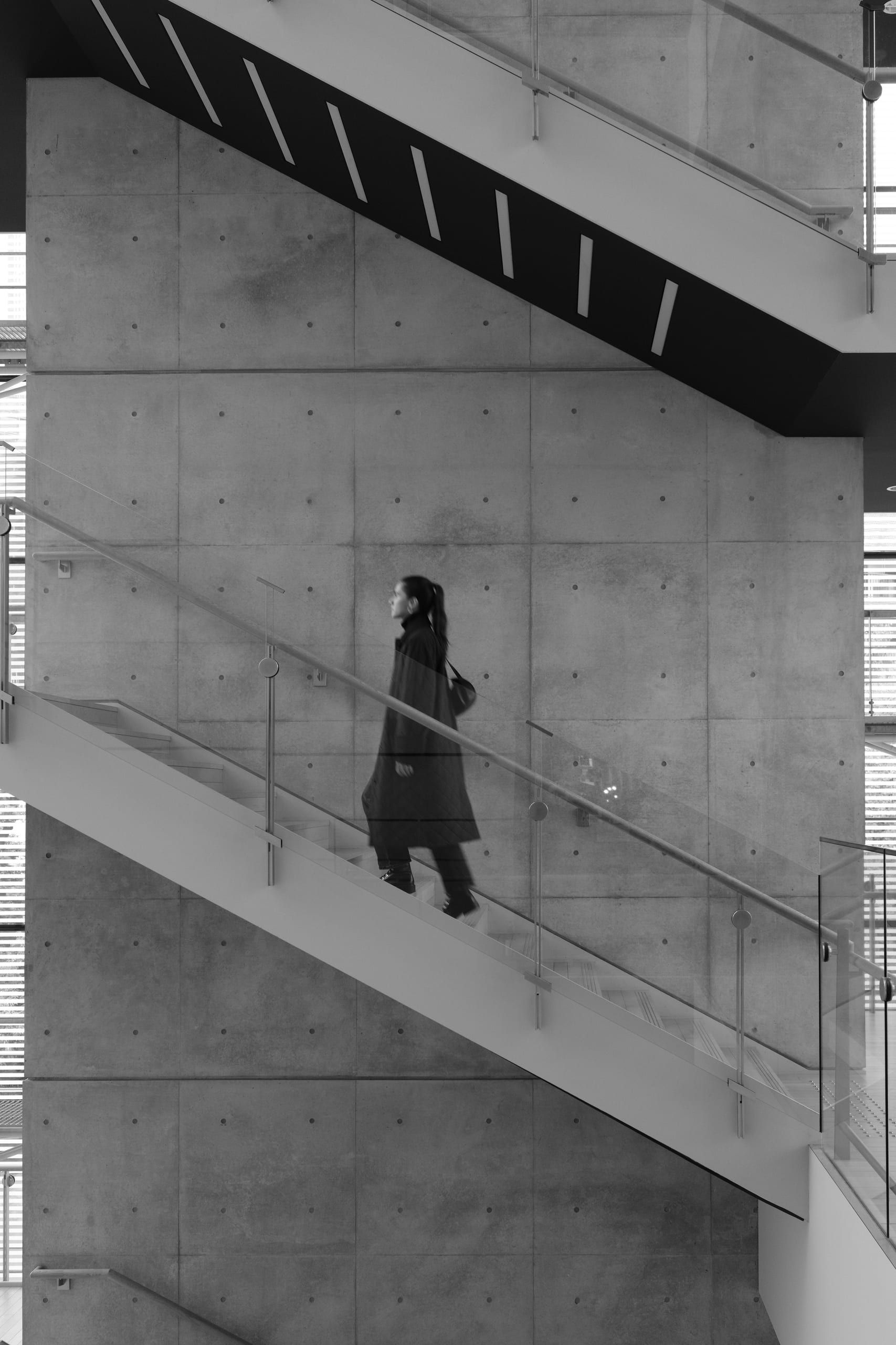 Wife at Tokyo Art Museum.